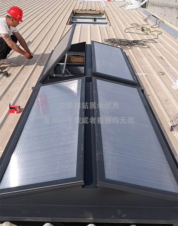 兰州王老吉生产车间金塔排烟天窗