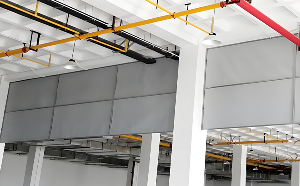 商场防烟分区常闭节点:金塔挡烟垂壁高度与控制器接线图解 商场防烟分区常闭节点:金塔挡烟垂壁高度与控制器接线图解